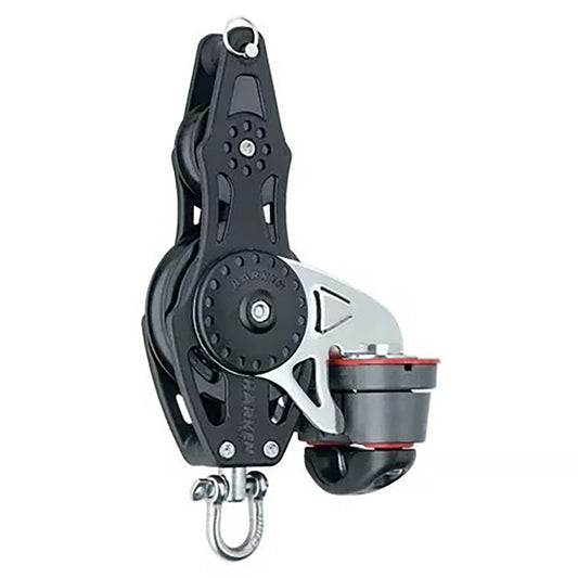 Moitão Violino Harken 2624 Carbo Air 57mm Giratório c/ Saída e Mordedor
