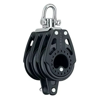 Moitão Triplo Harken 2605 Carbo Air 57 mm Giratório c/ Saída