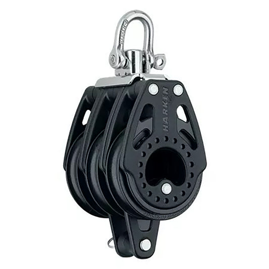 Moitão Triplo Harken 2605 Carbo Air 57 mm Giratório c/ Saída