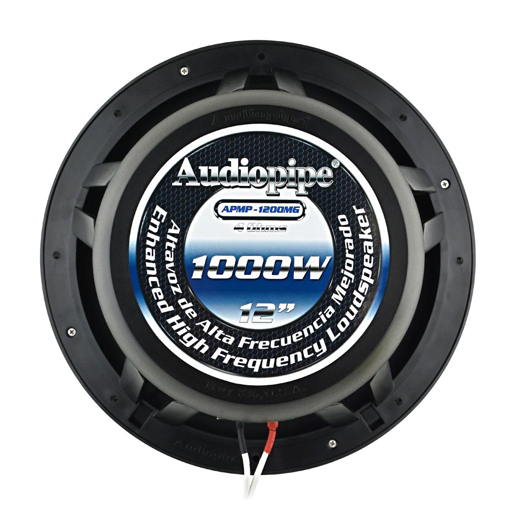 Subwoofer Marítimo 12 Pol Audiopipe APMP-1200MG 1000W
