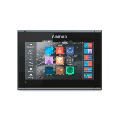 GPS Sonar Simrad GO9 XSE c/ Transdutor Active Imaging 3 in 1